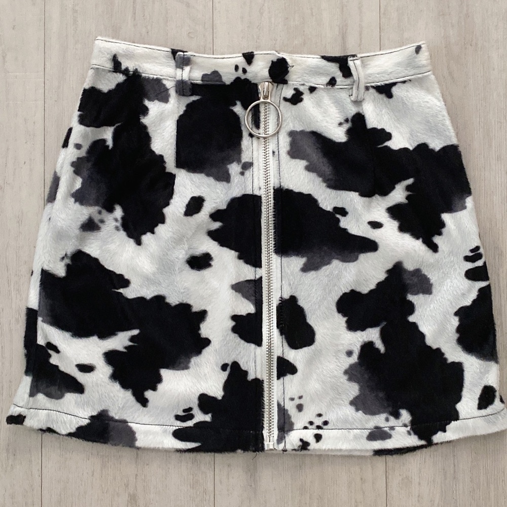 VALFRE cow print skirt